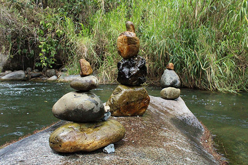 Balanced Pebbles and Rocks